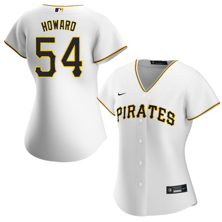 Nike Women #54 Sam Howard Pittsburgh Pirates Baseball Jerseys Sale-White